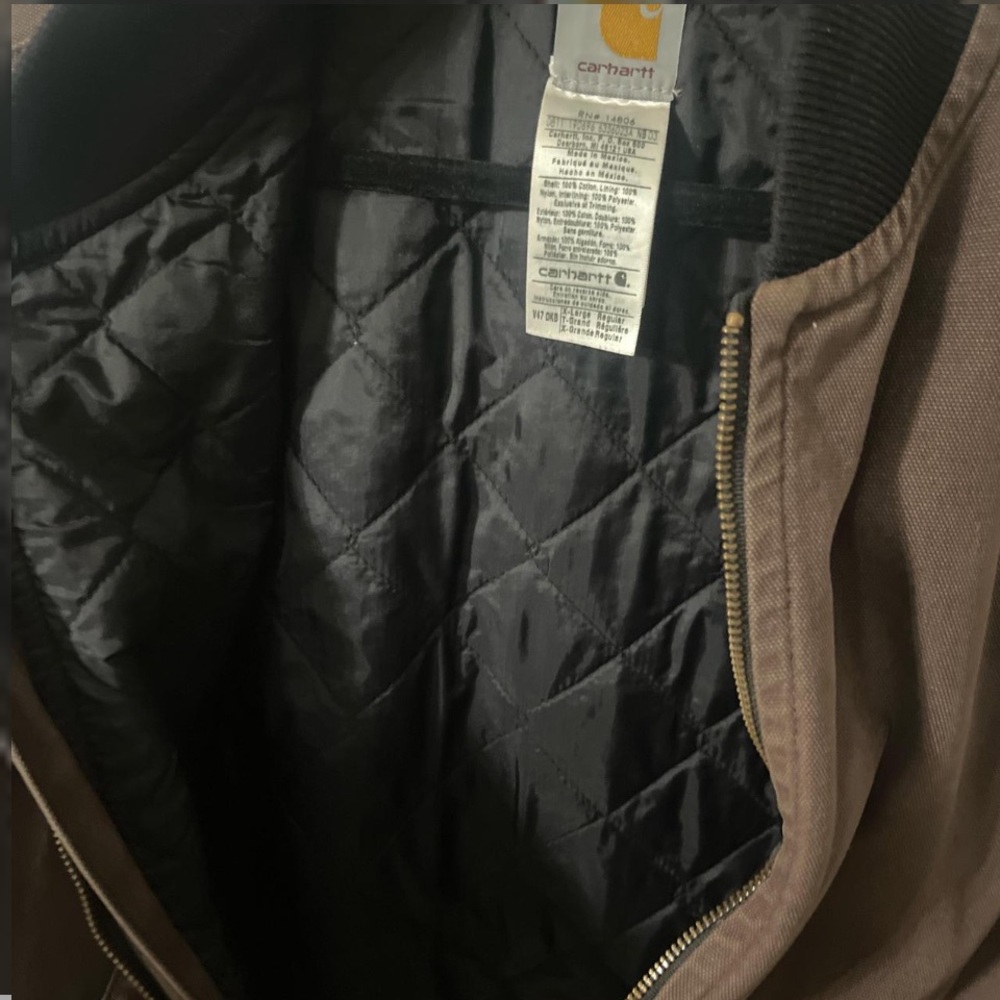 Carhartt Men's V47 DKB XL Brown Outdoor Vest - Picture 4 of 6